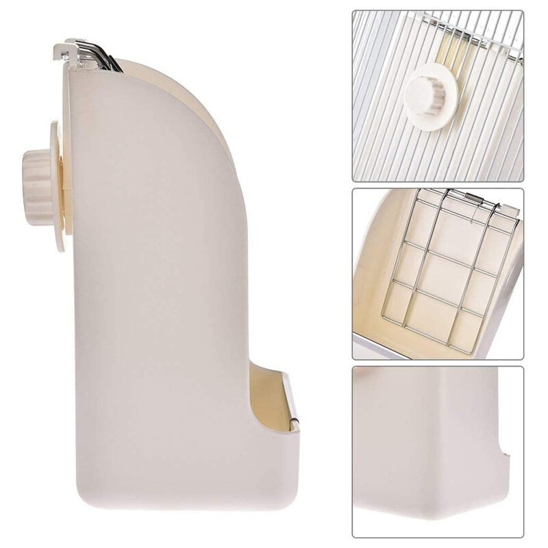 Rabbit Hay Automatic Feeders Rack,Hay Food Bin, Feeder Bowls Double for Grass/Food for Small Animal Supplies Rabbit Chinchillas