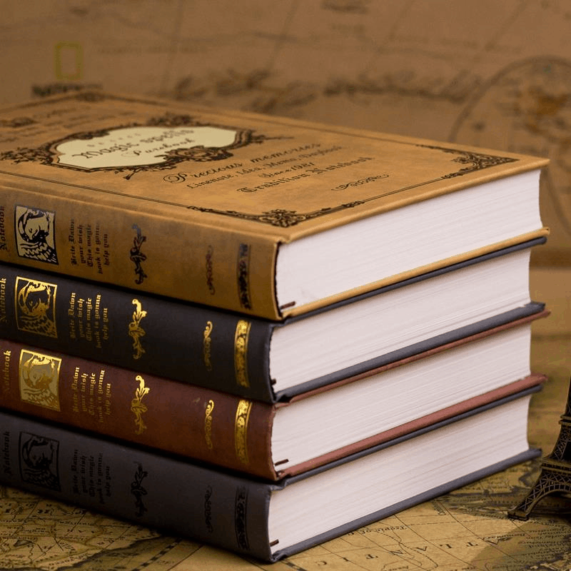 Very Thick Large A5 Vintage Notebook Magic Spells European Traditional Classic Diary Planner Hardcover