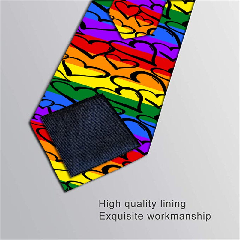 Farverige roman videnskab symbol tilbehør slips 8cm mænds slips passer til forretnings bryllup casual
