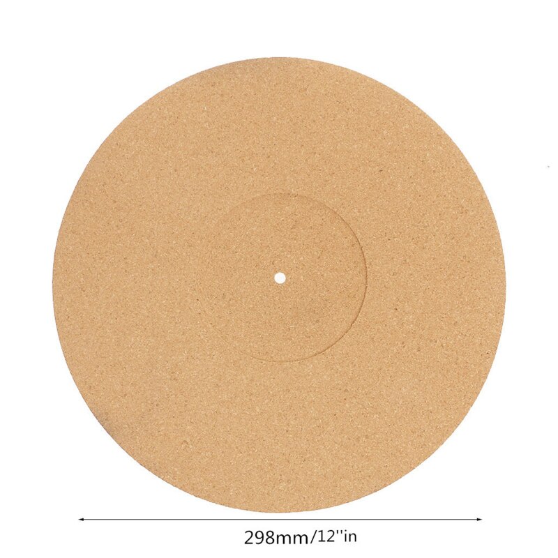 Kork Gummi Plattenspieler Teller matt Slipmat 3mm Filz Teller Anti-Statische Anti-Vibration Für 12 zoll LP Vinyl Rekord: 1B