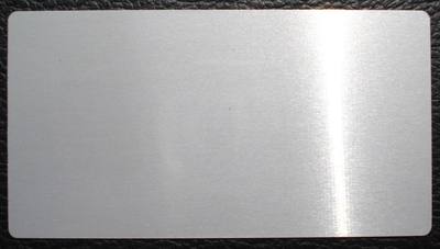 0.22mm 100pcs Blank Sublimation Metal Name Card Printing Blank Business Card Sublimation Ink Transfer: 12 silver 86x46