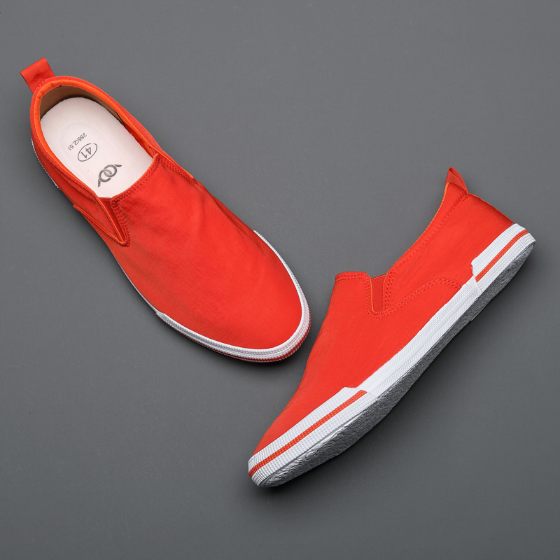 Yiger loafers menn & #39 ;s cavans sko mann vulkaniserte sko vårlette mannlige uformelle slip-on sko kjøresko båt sko