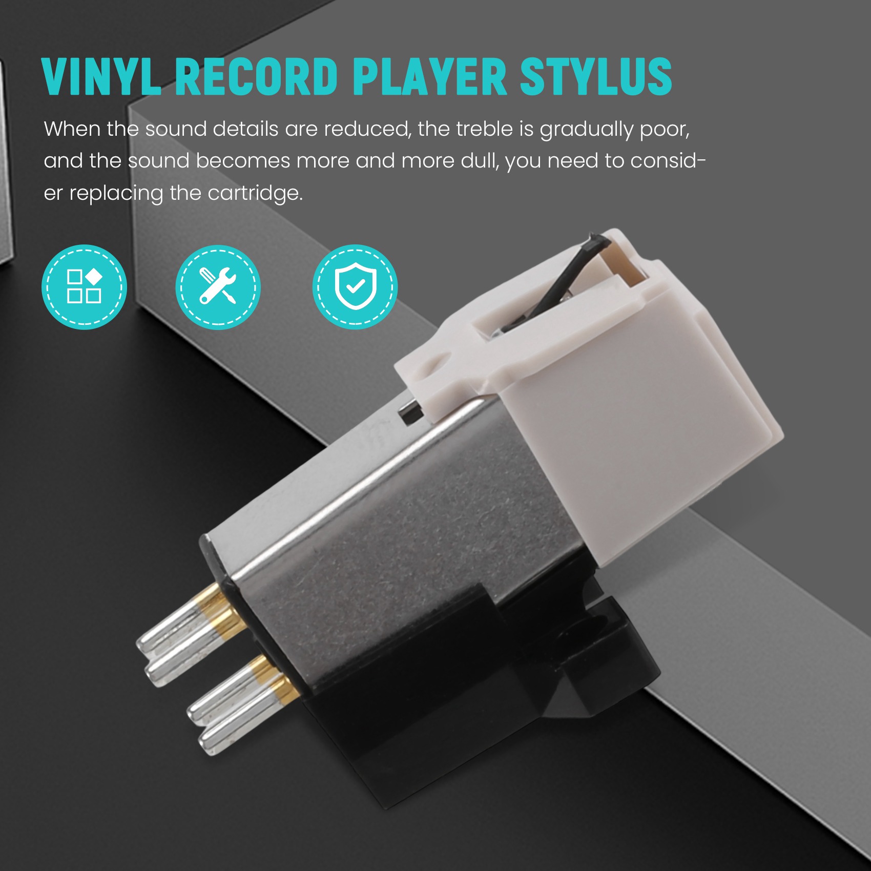 3X AT3600L Magnetic Cartridge Stylus LP Vinyl Record Player Needle for Turntable Phonograph Platenspeler Records Player
