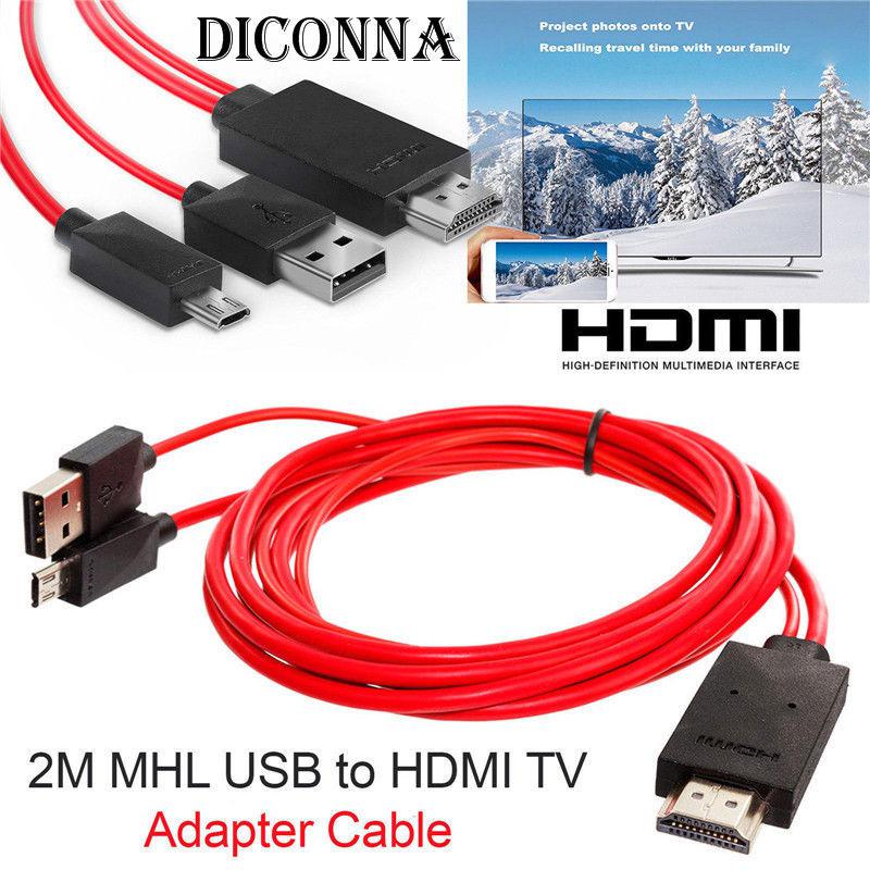 Micro usb til hdmi 1080p hd tv kabel adapter usb 2.0 til opladning til samsung  s3 s4 s5 note 2 note 3 note 4 11 pin tilbehør