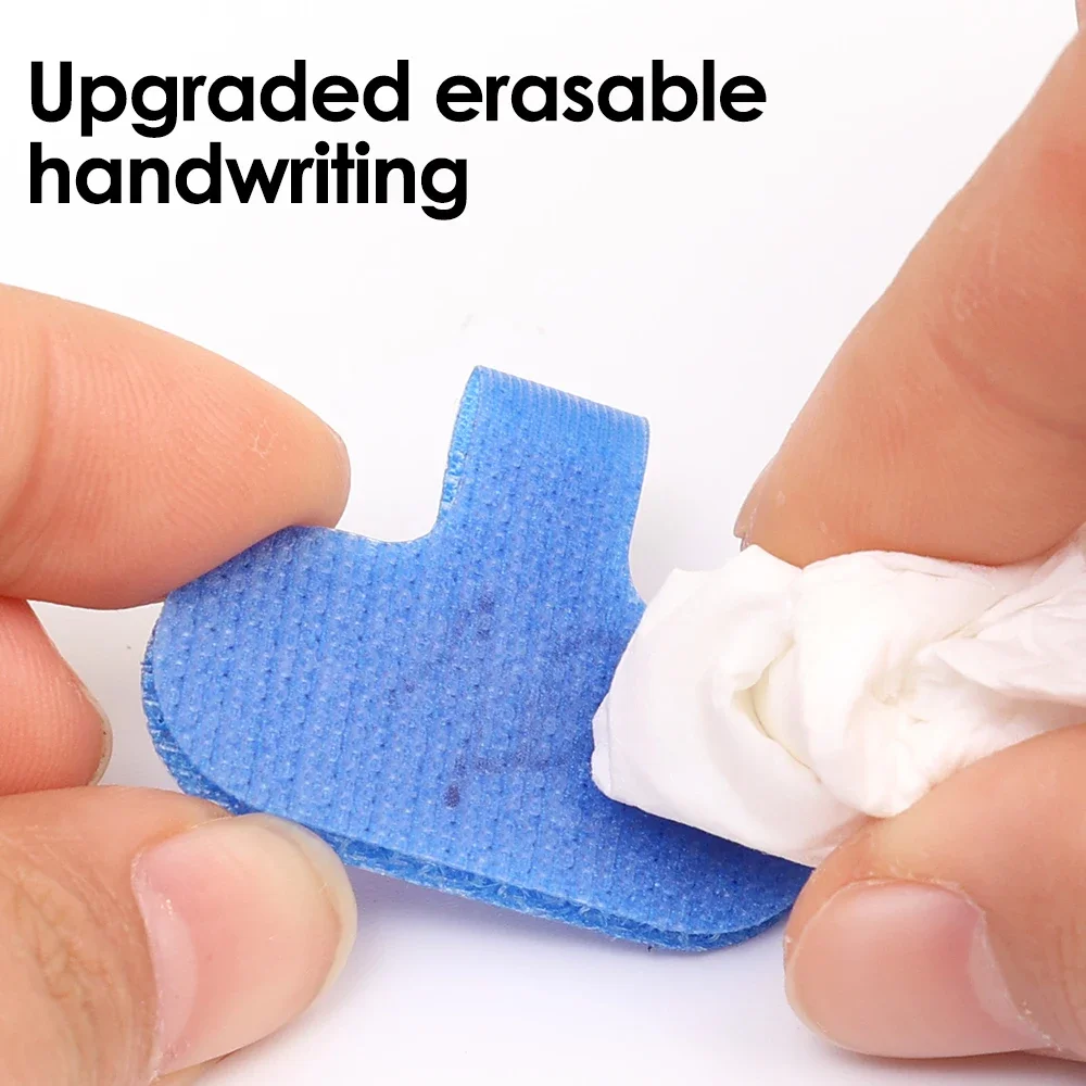 Self Adhesive Cable Labels Reusable Writable Cord Label Tags Cable Management Wire Organizer for Home Wires Handwriting Tags
