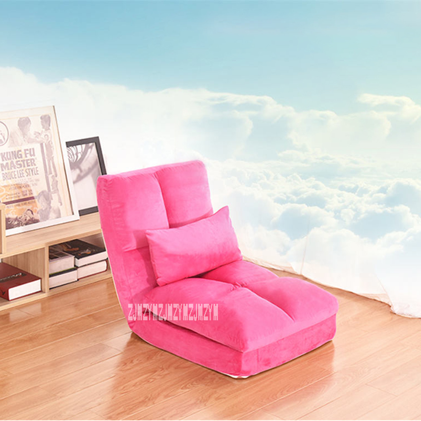 B154 Living Room Comfortable Sofa Bedroom Chaise Longue Single Sleeping Bed Foldable Reading Sofa Balcony Adjustable Lazy Sofa