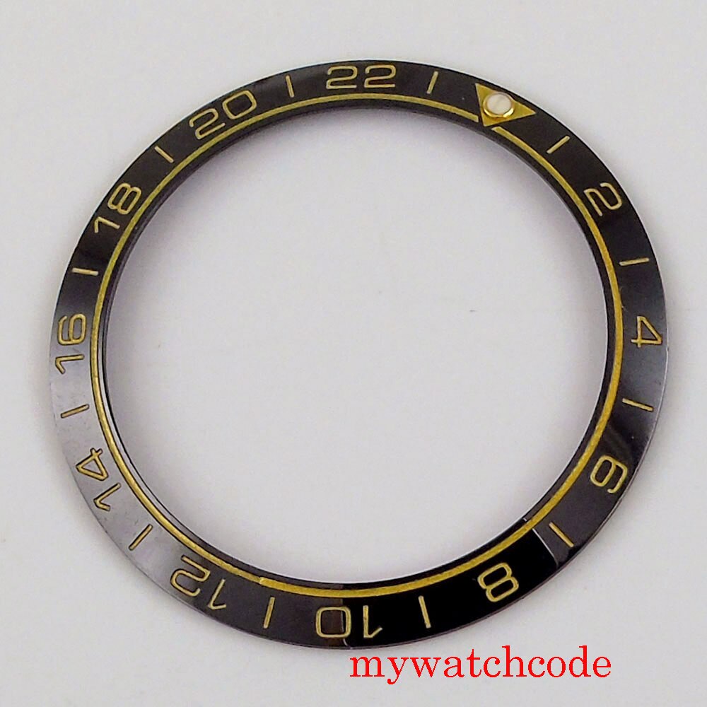 Ceramic Watch Bezel Insert Ring 38mm Fit For 40mm Men Watches Wristwatch Parts: NO.18