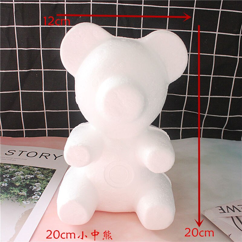 Modélisation animaux forme blanc polystyrène mousse boules styromousse artisanat pour bricolage de noël fournitures de fête de mariage décoration