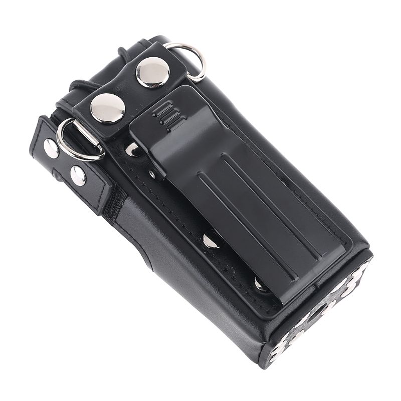 Leather Case Holder Storage Bag Pouch for Motorola Radio GP328/338 PRO5150 HT750