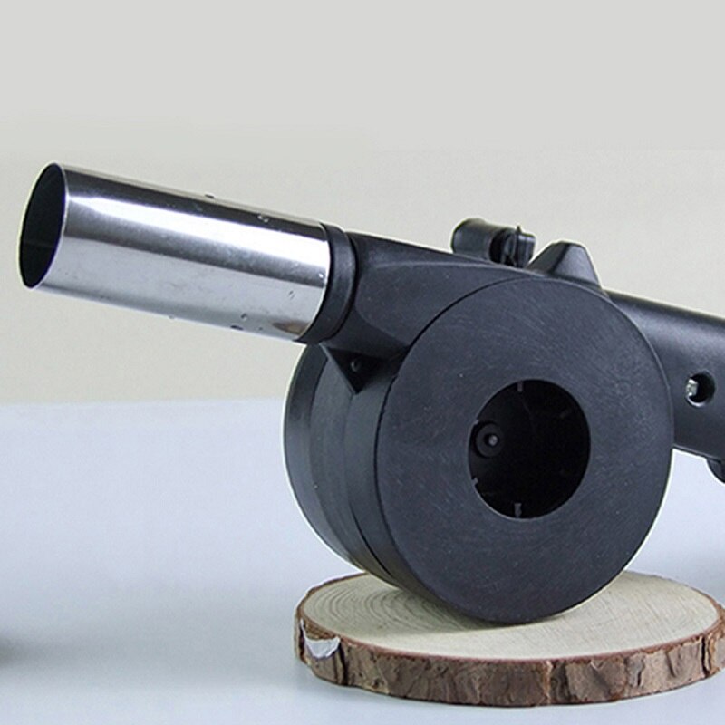 25*8cm Cooking Useful Outdoor Useful Hand Crank Barbecue Fan Air Blower Cooking BBQ Briquettes Black Air Blower