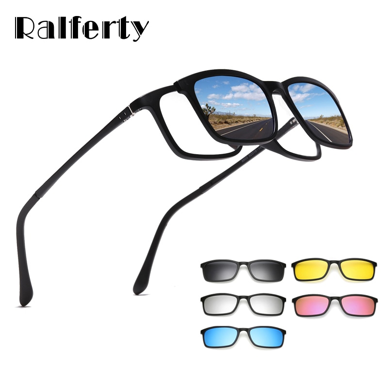 Ralferty 8803 Magnet Sunglasses Clips Spare Magnetic Glasses Frames (Only fit to 8803 original frame)