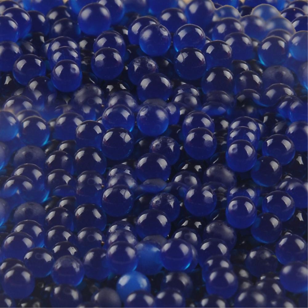2,5mm 100g Perle bilden Kristall Boden Schlamm Hydrogel Gel Gelee Wachsenden funkeln Kugeln Wasser Perlen einstellen Hochzeit Hause Dekor Dünger: dunkel Blau