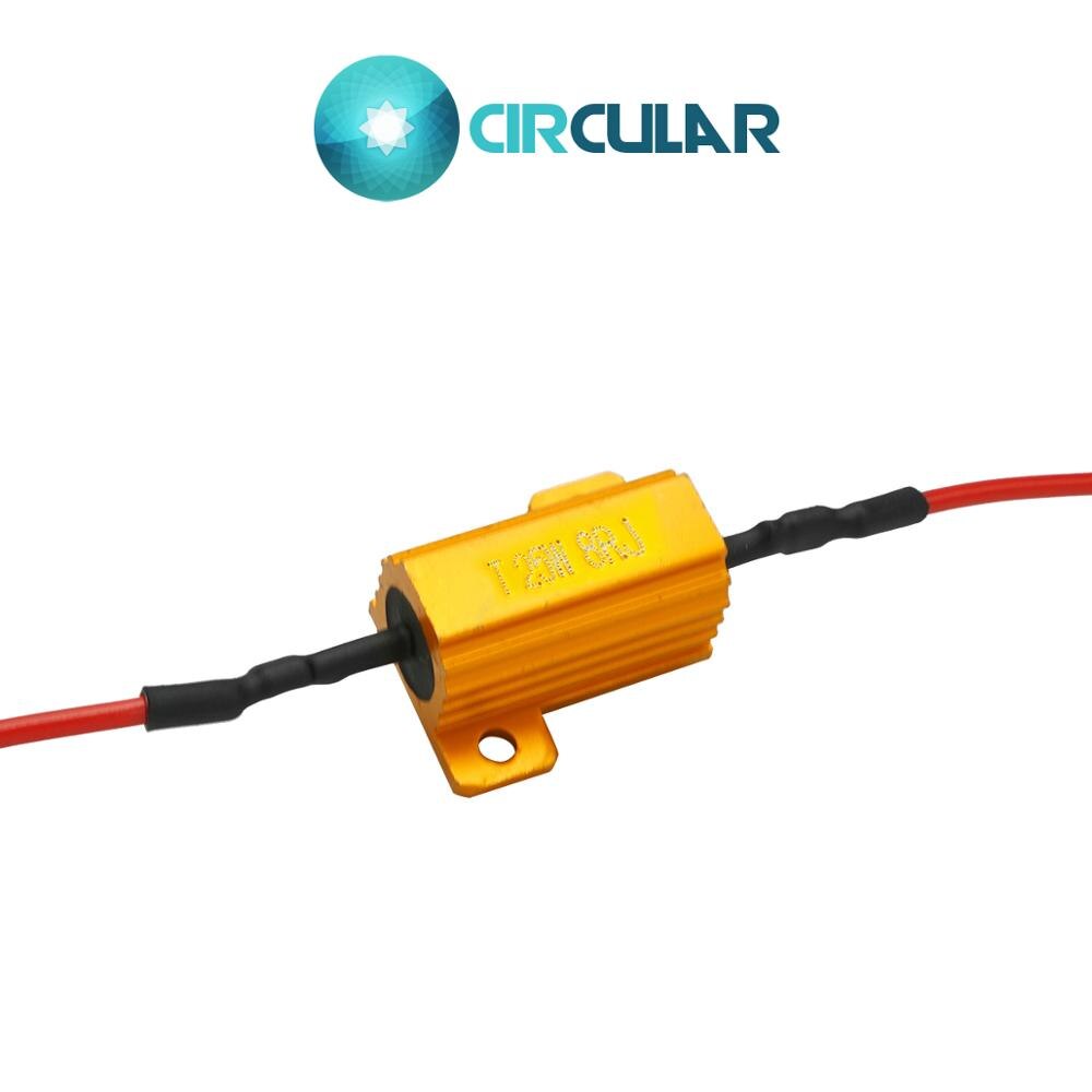 Led Load Resistor 10W-10Ohm 25W-25Ohm 50W-6Ohm 25W-8Ohm 10W-39Ohm 50W-8Ohm 100W-6Ohm Turn Signals Indicator: 25W 8 Ohm