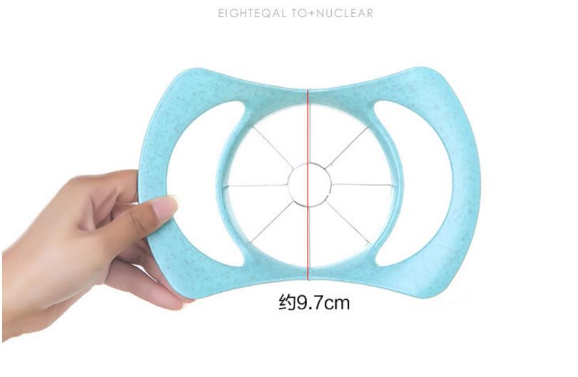 Æbleskærer i rustfrit stål skære skive frugt grøntsagsværktøj løgskærer køkkenredskaber køkkengadgets