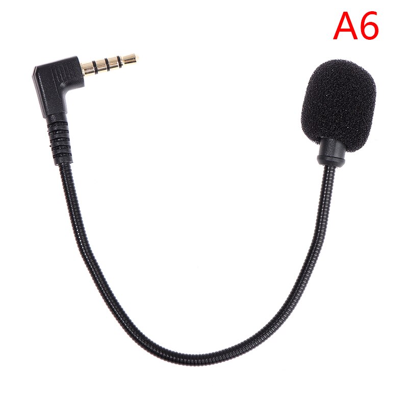 Omnidirectionele Metalen Microfoon 3.5Mm Jack Flexibele Microfoon Mini Audio Mic Voor Computer Laptop Voor Skype Chat: A6