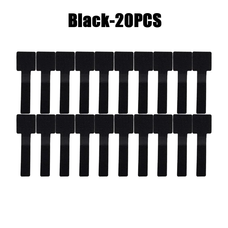 Reusable Cable Ties Velcro Ties Self-Adhesive Power Cord Cable Holder Adjustable Cord Storage Desktop Organiser Manager: Red