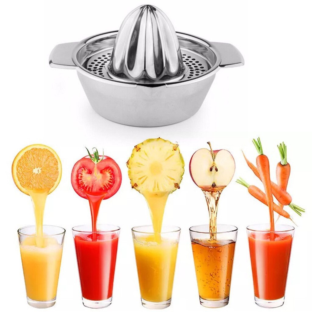 Lemon Orange Tangerine Juice Squeezer Stainless Steel Lemon Orange Squeezer Juicer Hand Manual Press Kitchen Appliances