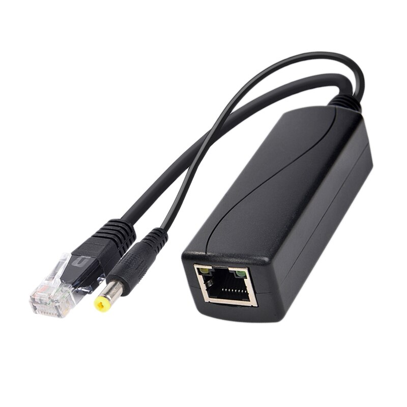 PS5712TG Gigabit Power Over Ethernet Splitter 10/100/1000Mpbs RJ45 Ondersteuning IEEE802.3 Af/Op (30W) poe Splitter: Default Title