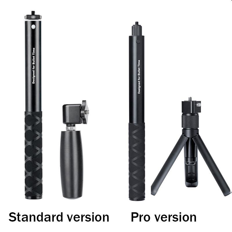 For Insta 360 Paranomic Camera Handheld Selfie Stick Monopod 1/4 Screw 360 Rotated Handle Grip for Insta360 ONE VR Sports Camera