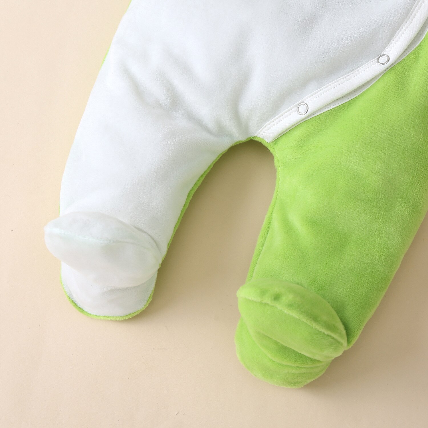 Pasgeboren Kids Kleding Baby Meisjes Rompertjes Groene Avocado 'S Cartoon Dikker Jongen Een Stuk Jumpsuits Peuter Kinderen Winter Outfit