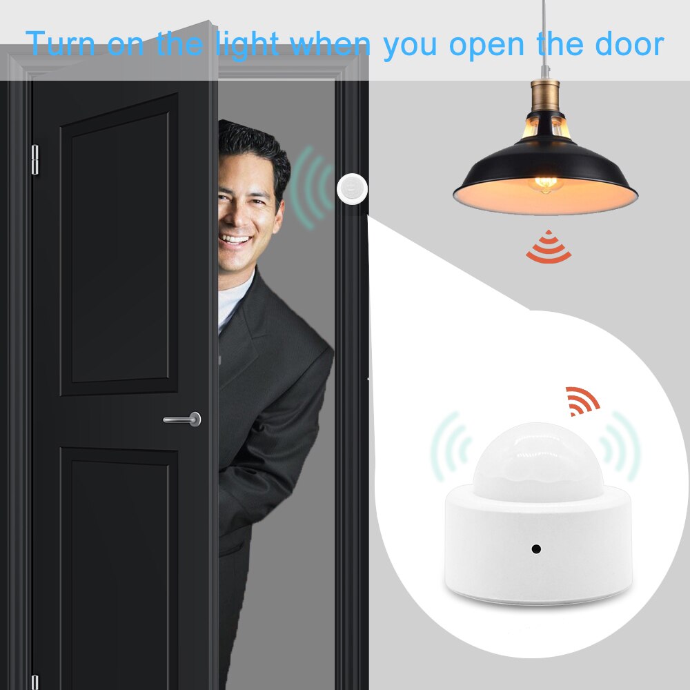 LoraTap Tuya ZigBee Smart Life Indoor Outdoor Infrared Light Human Motion Sensor Time Delay Home Lighting PIR Security