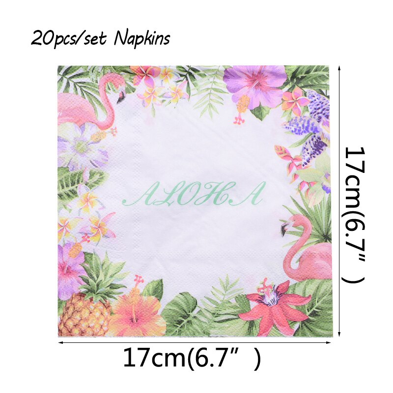 Sommer Party Einweg Geschirr Set Palm Blätter Papier Teller Tassen Servietten für Hawaii Strand Party Dekoration Hochzeit Liefert: B08