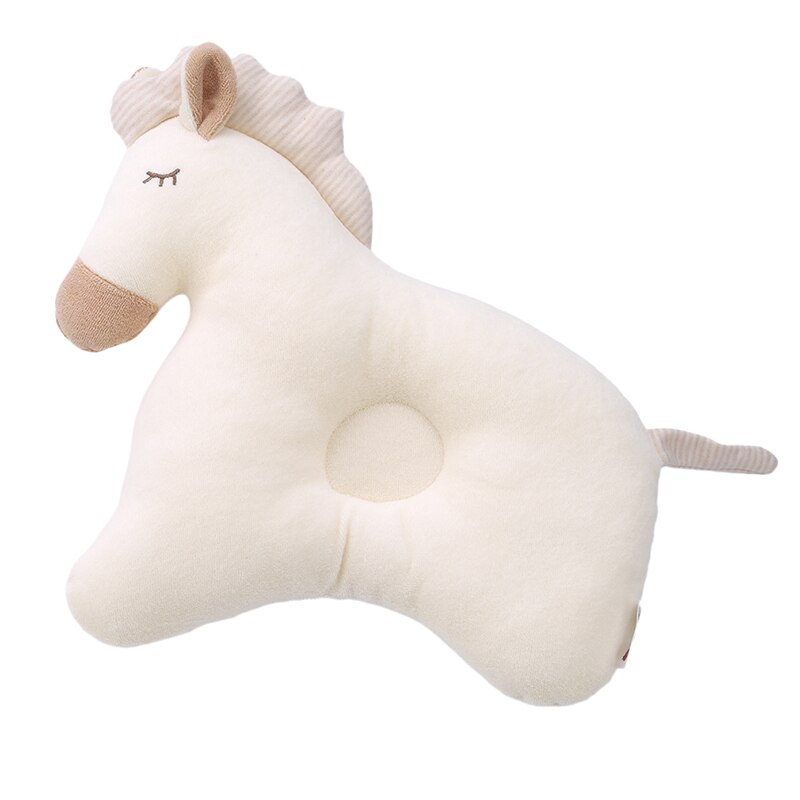 Katoen Cartoon Baby Nek Kussens Memory Foam Kussen Voor Baby Pasgeboren Beddengoed Kids Verpleging Kussen Kinderen Bescherming: Horse