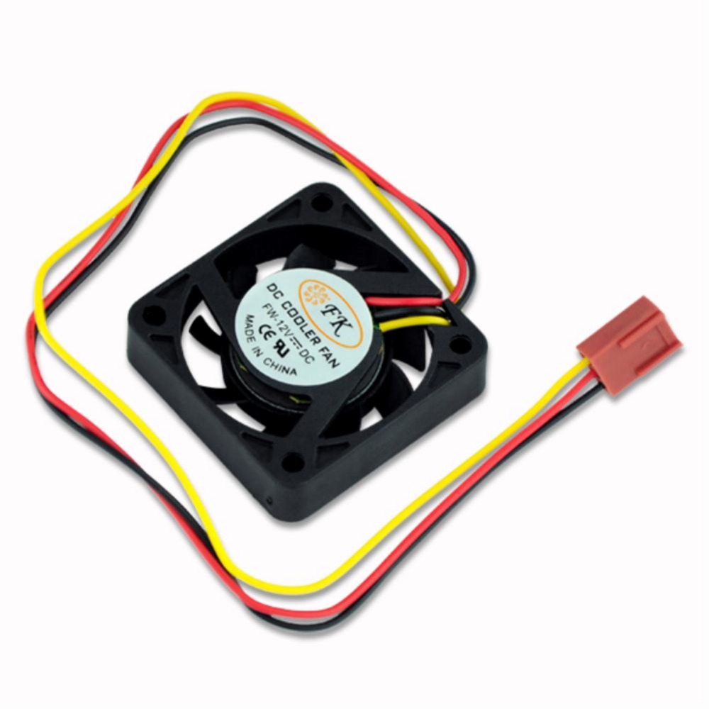 YCDC! Funda de PC de 40mm x 40mm, 12V, 3 pines, 4900-6050 RPM, cojinete, Enfriador de ordenador, ventilador de refrigeración, disipador térmico de escape
