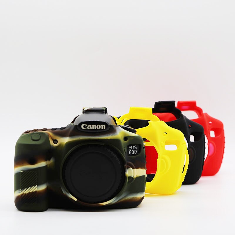 Soft Silicone Rubber Armor Skin Case DSLR Camera Body Cover Protector Bag For Canon EOS 60D 77D 80D 90D