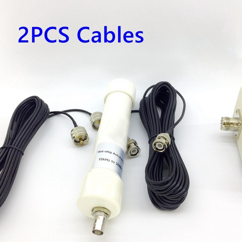 Antena activa de 10Khz a 30Mhz, minilátigo Hf Lf Vlf Vhf Sdr Rx con Cable portátil