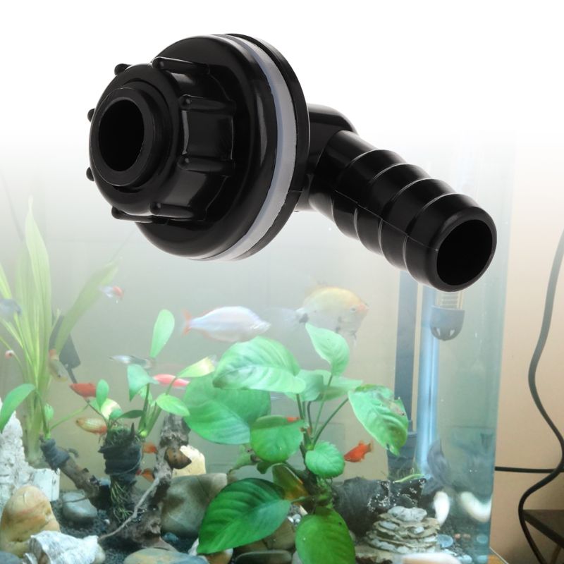 Plastic Tank Connector Waterproof Water Drainage Joints Aquarium Accessories Pipe Spare Parts For Fish Pets