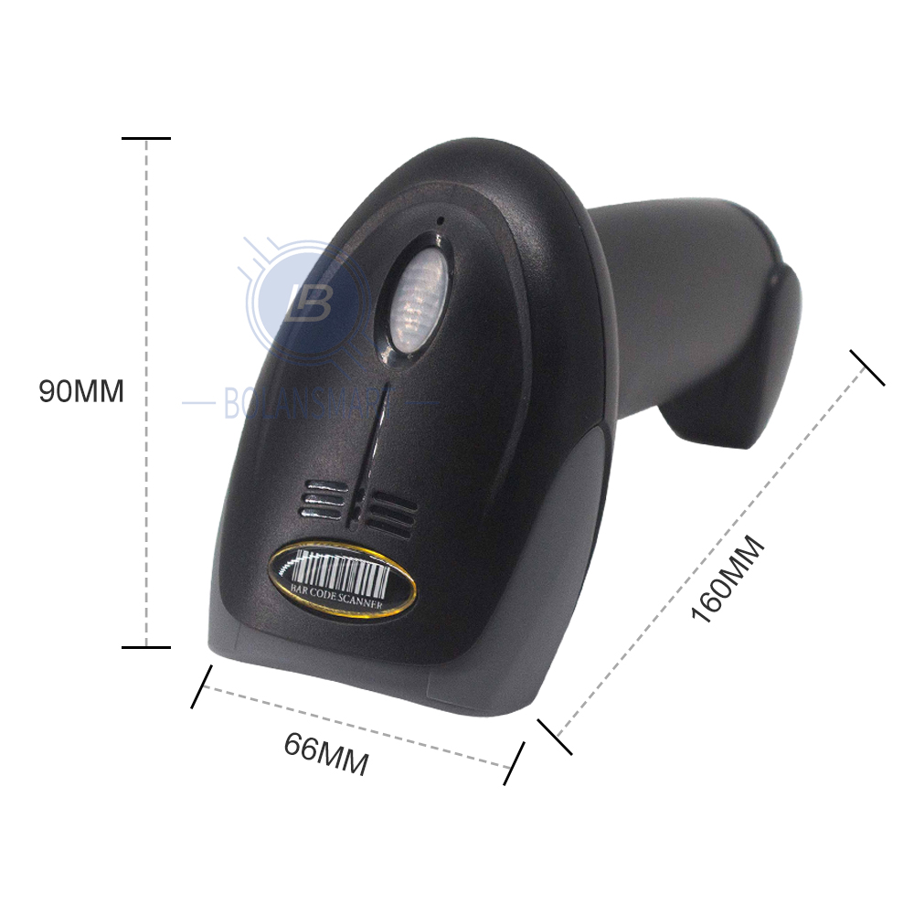 Boland U8 1D 2D scanner di codici a sbarra Lettore di codici a sbarra senza fili PDF417 scanner Bluetooth scanner per consegna pacchi per negozio