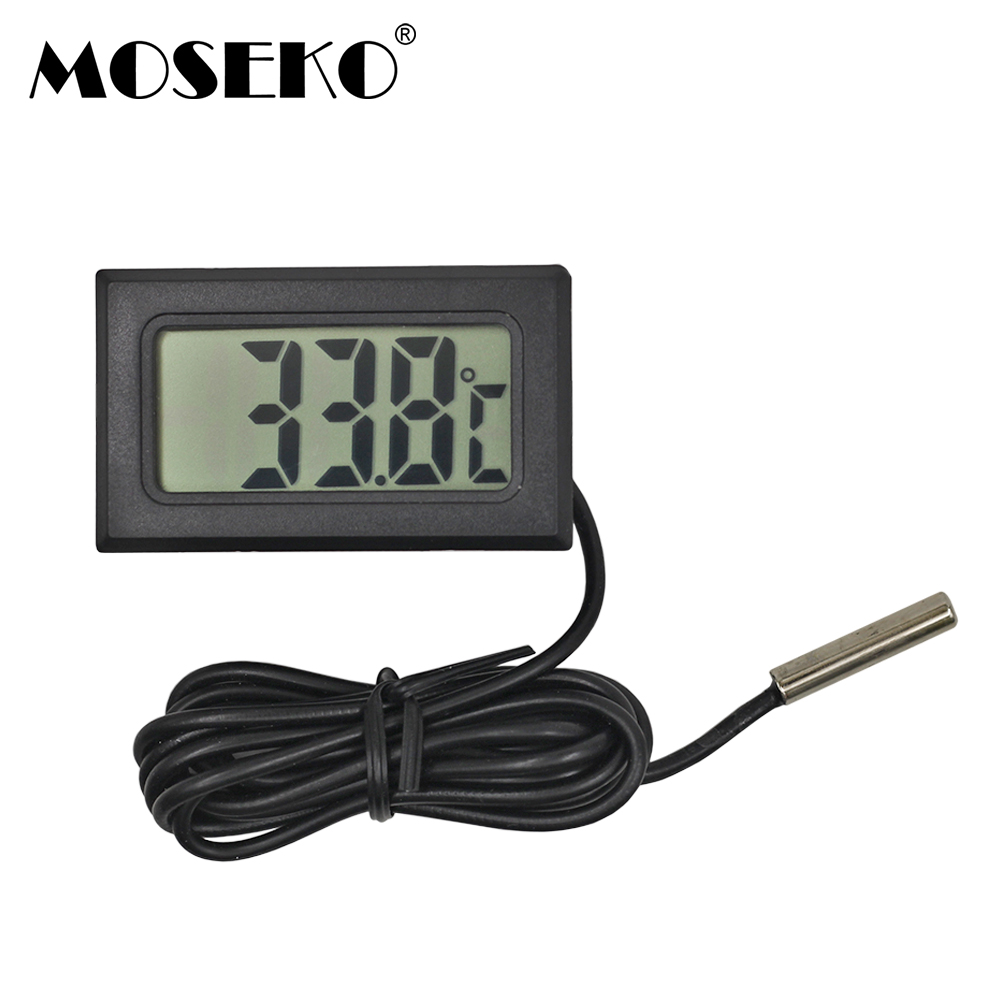 MOSEKO 1 PC Digitale LCD Probe Koelkast Vriezer Thermometer Thermografiek Voor Aquarium Koelkast