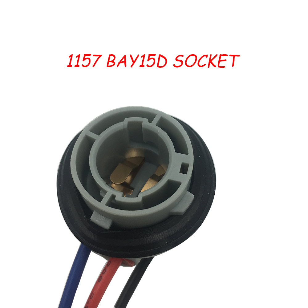 1156 1157 Bulb Socket Female BAY15D BA15S P21W Lamp Holder P21/5W Adapter Base Connector For Brake light Plastic Car Accessories