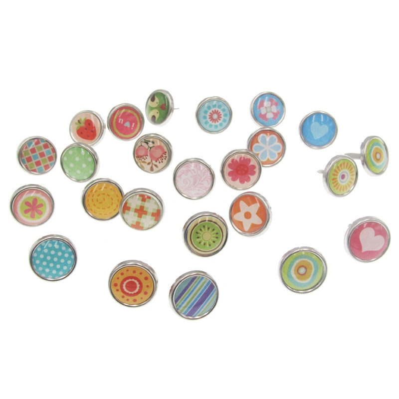 100 Mini Attaches Parisiennes + 100 Boutons Tournants - Pour Cadres Photo, Scrapbooking, DIY - 4