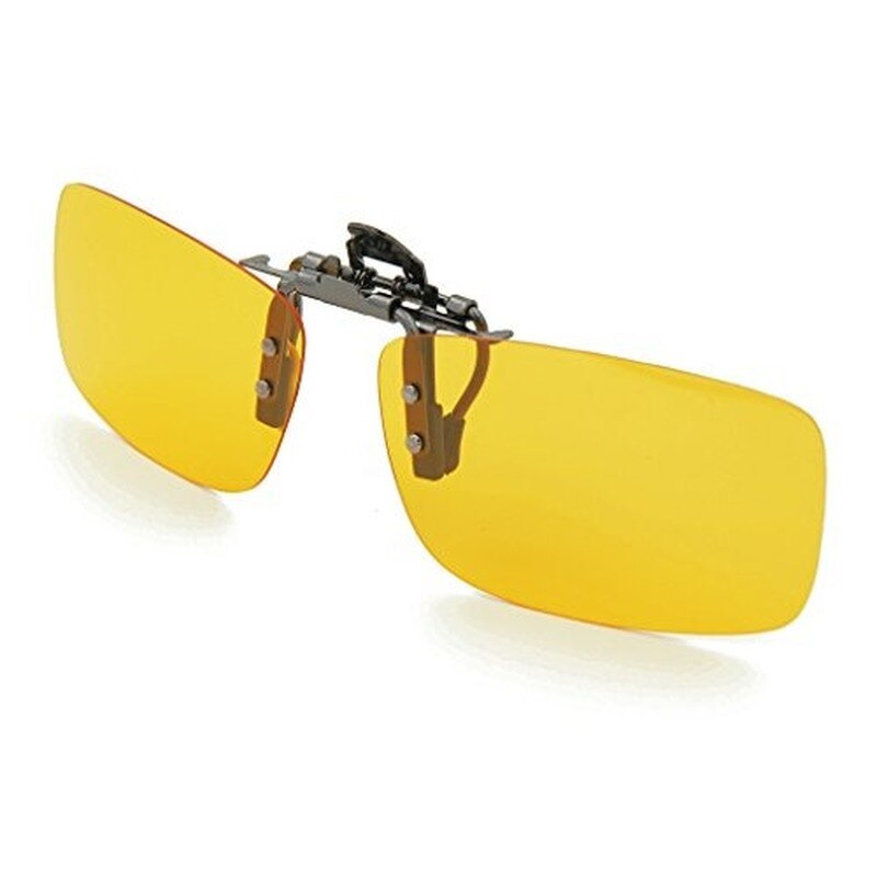 Polarisierte Sonnenbrille Clip Stock Sonne Brillen Gelb Nachtsicht Brille Nacht Harz Linse Fahren Brillen