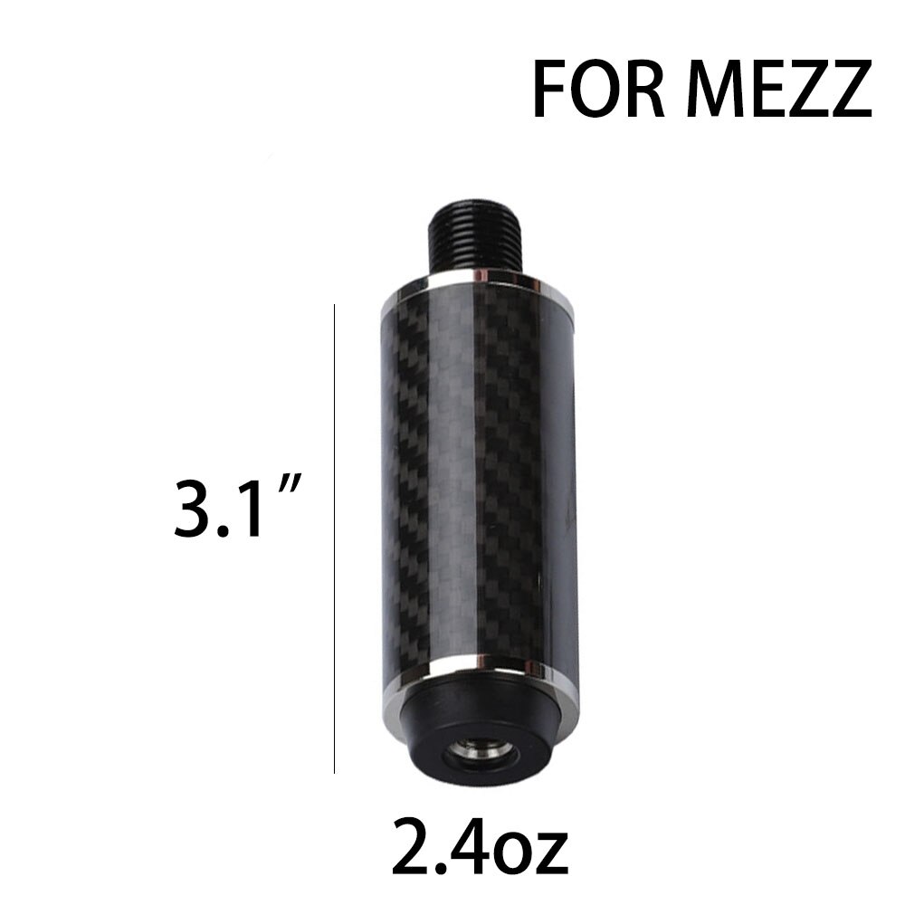 Carbon Fiber Billiard Pool Cue Extension Bumper Extender Extension for PREDATOR MEZZ ZOKUE HOW FURY Billiard Accessories: 3.1 for Mezz