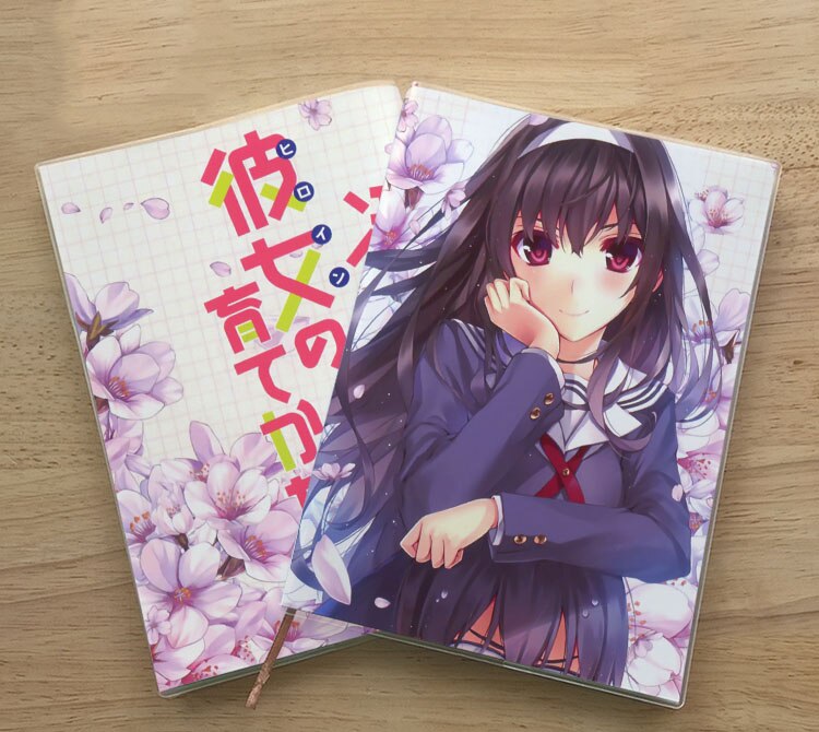 Anime saenai heroine keine sodate-kata notebook Student Memorial Tagebuch Geburtstag Notizblock