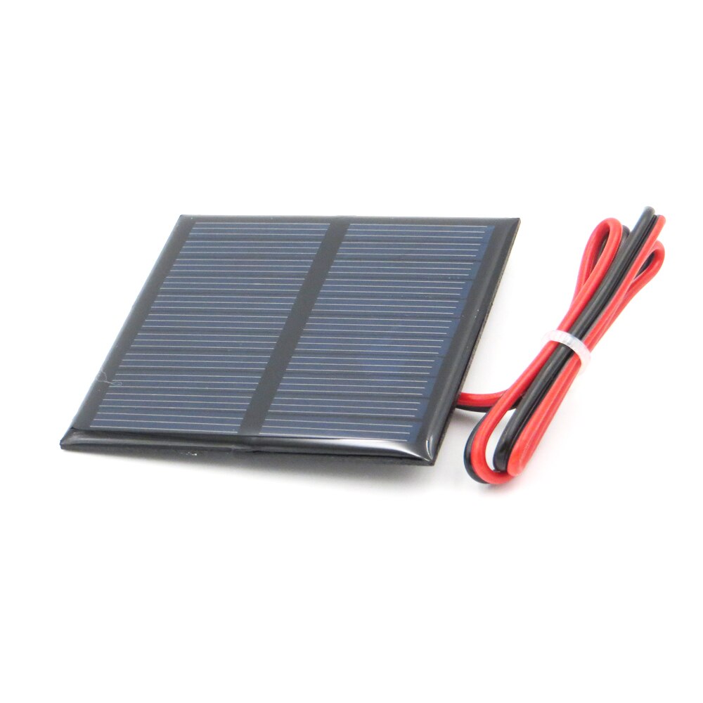 5.5V 80mA with 30cm extend cable Solar Panel Polycrystalline Silicon DIY Battery Charger Module Mini Solar Cell wire toy