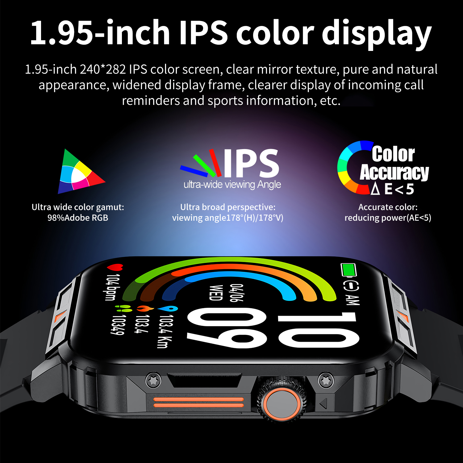 Montre intelligente militaire extérieure pour hommes et femmes, appel Bluetooth, tracker de fitness sportif, surveillance de la fréquence cardiaque, 340mAh