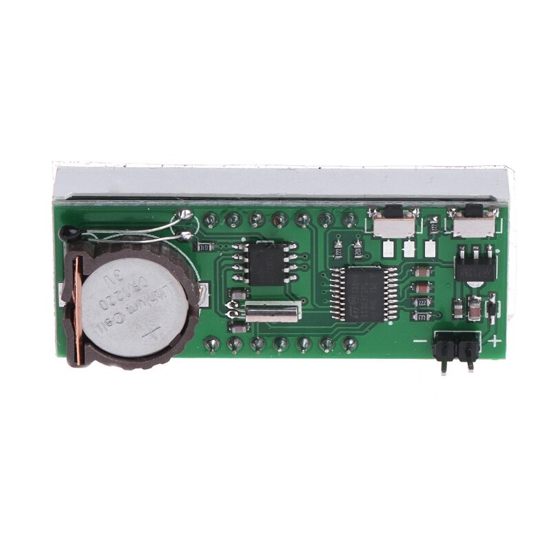 Voltímetro electrónico de 12V, 5-24V, reloj para coche, módulo de Monitor LED automático,