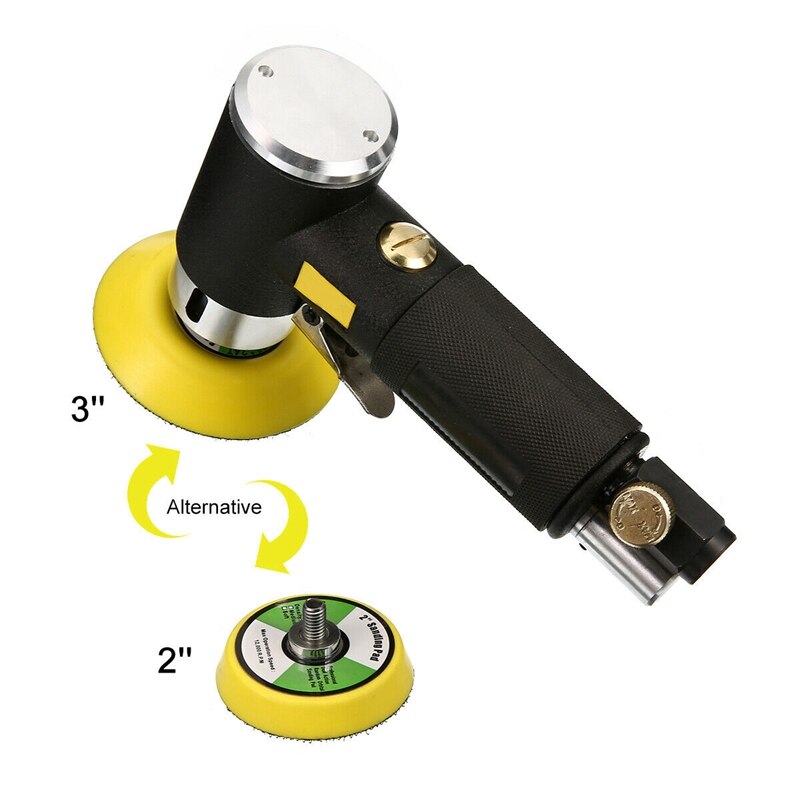 Shgo  -2 tum 3 tum mini luftslipmaskin, pneumatisk polermaskin bilslipmaskin karossarbete