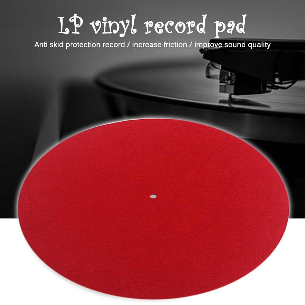 Felt Turntable Platter Mat Audiophile Anti-Static LP Vinyl Turntable Record Player Pad for Phonographs Record Slipmat