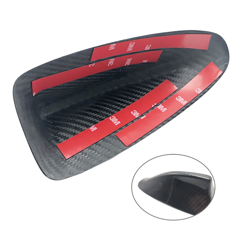 Car Shark Fin Antenna Cover Cap Trim For BMW M5 & F01 F02 / F10 F11 F18 1PCS Carbon Fiber Shark