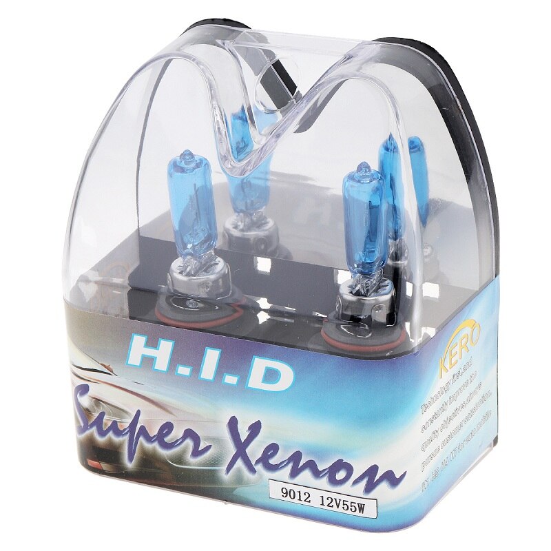 2Pcs 9006/9012/H11 Halogen Lamp 12V 55W 6000K Car Halogen Bulb White Super Bright Auto Xenon Lamp Front Headlight Fog Bulb