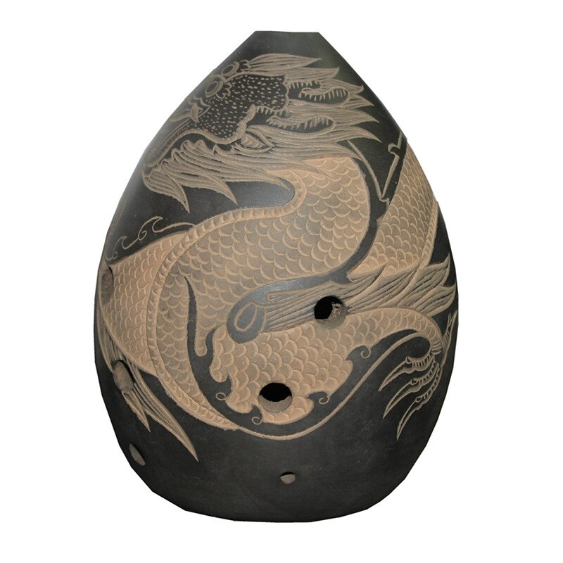 Ocarina – Instruments de musique en forme de poire, 8 trous, créatifs, Style chinois, faits à la main, d&#39;anniversaire, Performance sur scène pour débutants