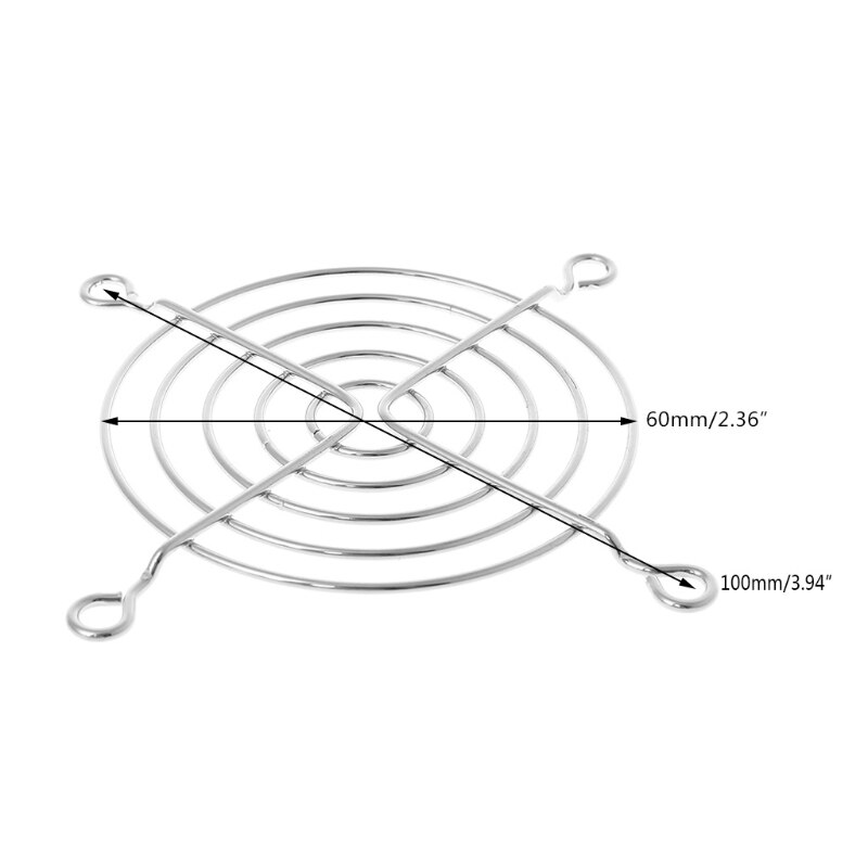Fan Protection Net Grille 4cm Dia Iron Mesh Safety Grid For Computer Case Fans WXTB