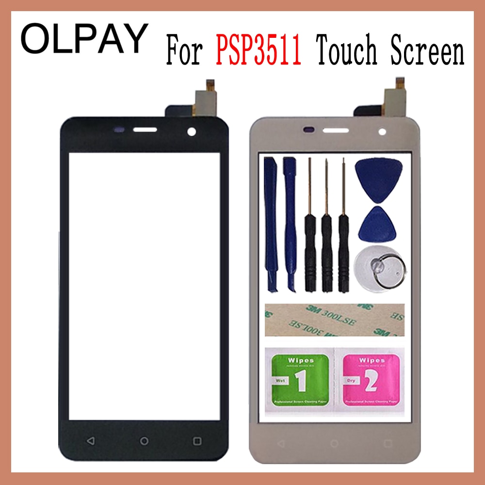 Olpay 5.0 ''Voor Prestigio Muze G3 Lte PSP3511 Duo Psp 3511 Touch Screen Glas Digitizer Panel Lens Sensor Glas gratis Tools