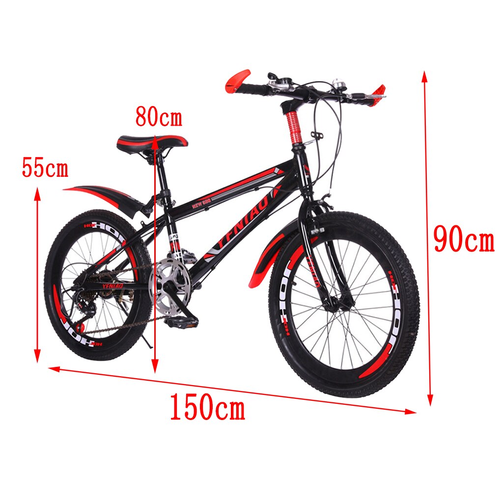 22 inch Kids Student Mountain Bikes Premium Carbon Steel Variable Speed Mountain Bike for Girls Boys