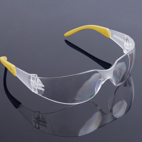 Óculos de trabalho proteção para os olhos segurança equitação óculos de laboratório anti-derrapante: Yellow